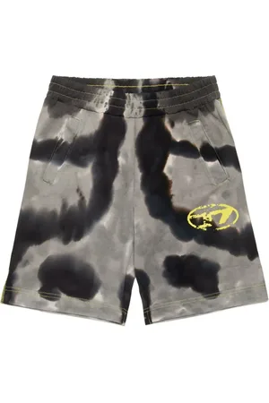 Diesel Shorts con estampado tie-dye