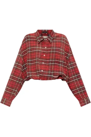 R13 Camisa con cuadros estampados