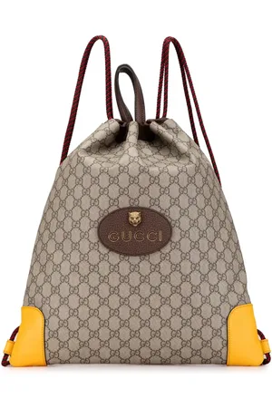 Gucci Mochila GG Supreme Animalier 2016-2024