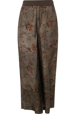 UMA WANG Pantalones con estampado floral