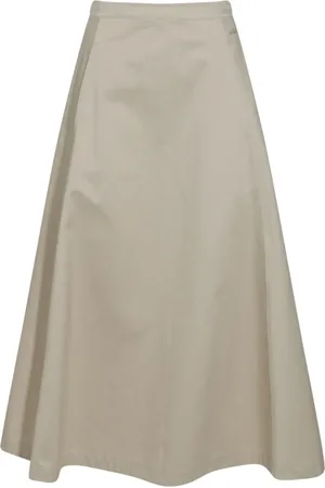 add Falda midi con diseño acampanado