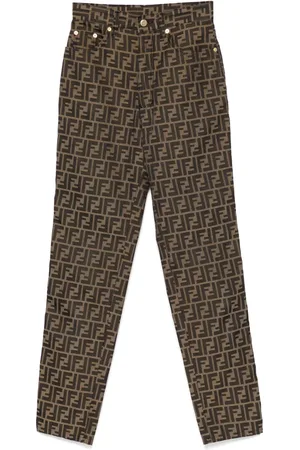 Fendi Pantalones Zucca 1990-2000
