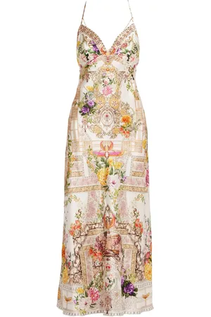 Camilla Vestido The Egyptian Rose Chain Detail