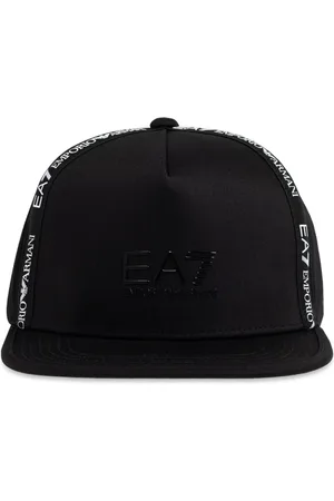 EA7 Gorra de béisbol Logo Series de algodón