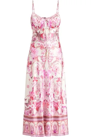 Camilla Vestido The Botanical Novella Gathered Bodice Bias