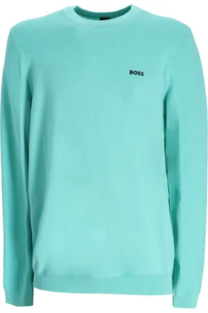 HUGO BOSS Suéter con logo estampado