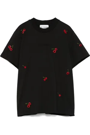 Des Phemmes Playera con motivo de cerezas