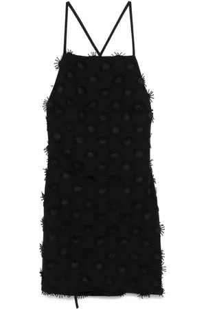 Msgm Vestido corto con aplique floral