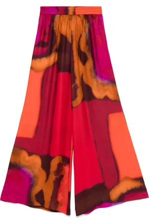 GIANLUCA CAPANNOLO Pantalones con estampado de acuarela