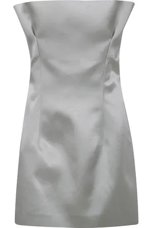 Serafini Vestido corto con efecto satinado