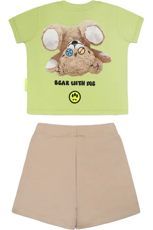 BARROW Set de shorts con oso estampado