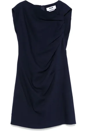 Msgm Vestido midi con detalle retorcido