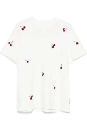 Des Phemmes Playera con motivo de cerezas