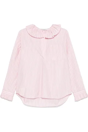 Serafini Blusa con rayas estampadas