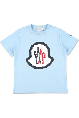 Moncler Playera de algodón con estampado Pixel Logo