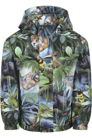 Molo Chamarra con estampado de bosque