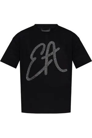 Emporio Armani Playera con aplique del logo