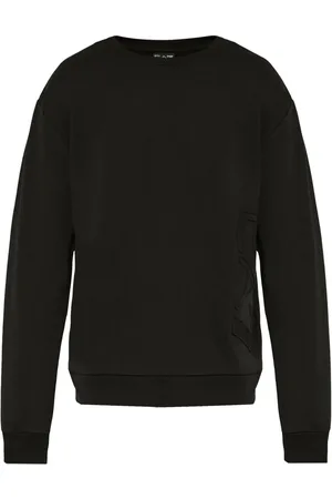 EA7 Sudadera con logo en relieve