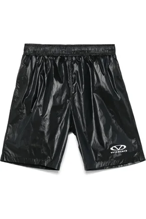 Vetements Shorts de playa con logo ovalado