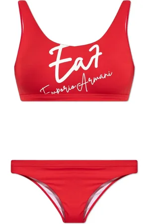EA7 Bikini con logo estampado
