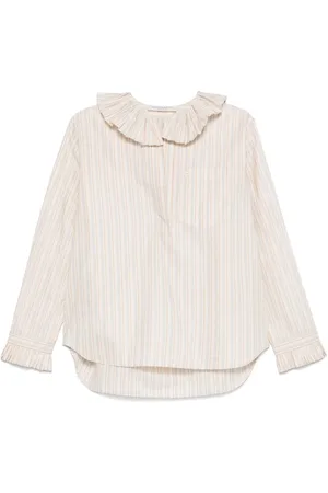 Serafini Blusa con rayas estampadas