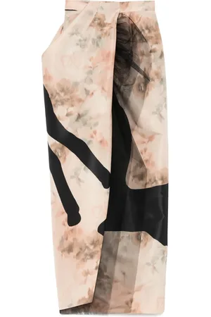 Vivienne Westwood Falda larga con estampado de venado