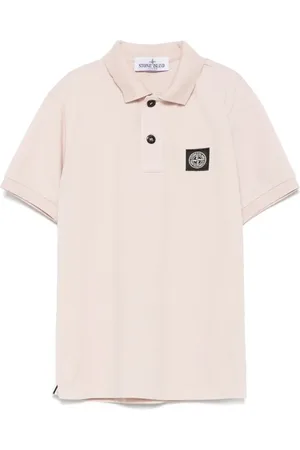 Stone Island Playera tipo polo con motivo Compass