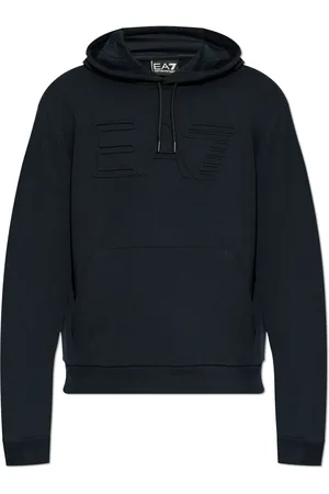 EA7 Hoodie con logo bordado