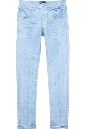 Purple Brand Jeans con monograma en jacquard