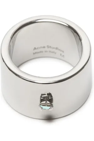 Acne Studios Anillo con detalles de cristal