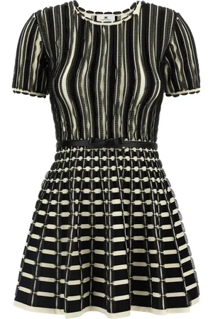 Elisabetta Franchi Vestido corto con volantes