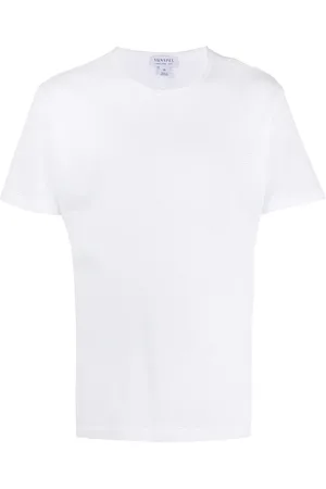 Sunspel Playera con cuello redondo