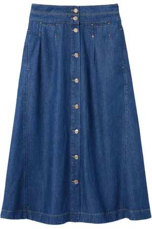 Claudie Pierlot Falda de mezclilla larga