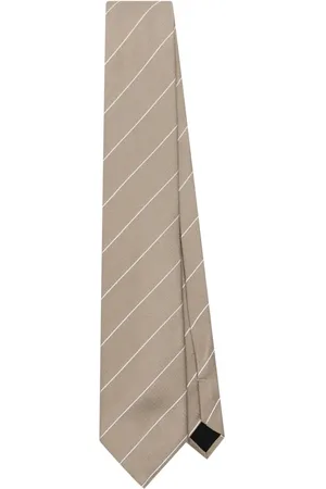 Saint Laurent Corbata con motivo de rayas