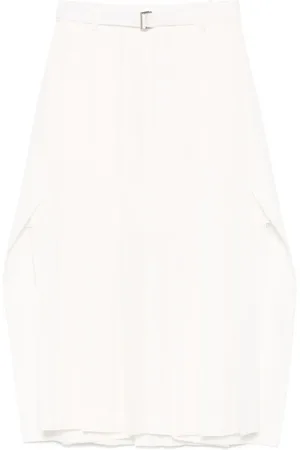 SACAI Falda midi con diseño plisado
