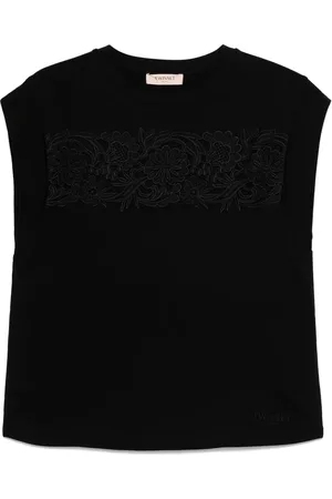 Twin-Set Playera con aplique floral