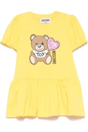 Moschino Vestido con estampado Leo Teddy