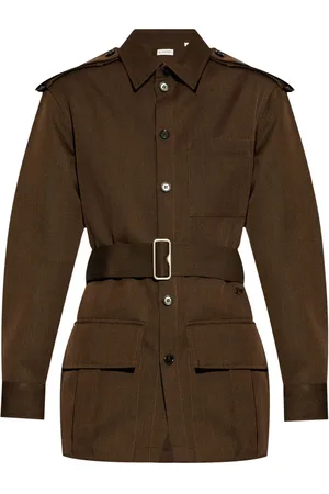 Burberry Sobrecamisa con cinturón y botones