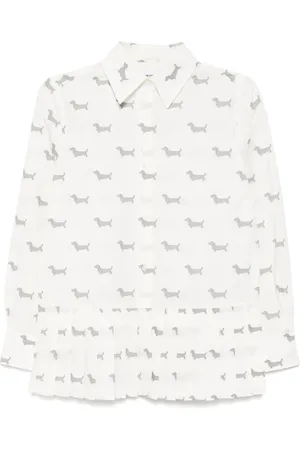 Thom Browne Camisa plisada