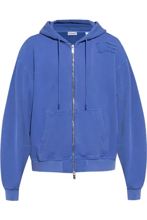 Burberry Hoodie con cordones y parche del logo