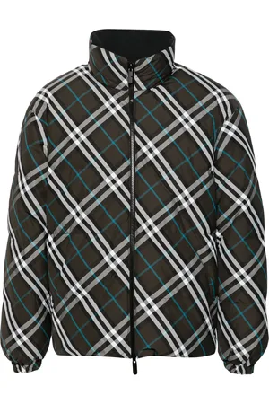 Burberry Chamarra capitonada con motivo a cuadros
