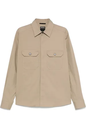Ermenegildo Zegna Camisa de popelina