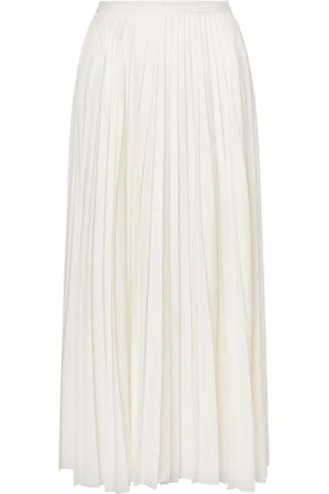 Serafini Falda midi con diseño plisado