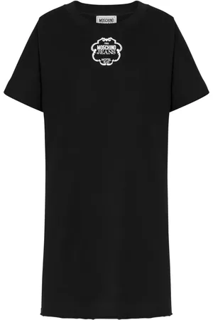 Moschino Vestido corto con logo estampado
