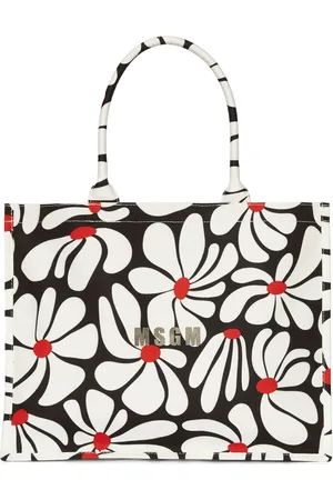 Msgm Tote con estampado floral