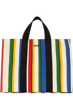 Msgm Tote con motivo de rayas