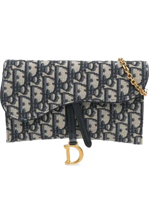 Dior Bolsa crossbody Oblique Canvas Saddle Wallet On Chain 2022