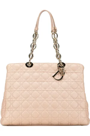 Dior Tote Medium Lambskin Cannage Soft Zipped Shopping 2014
