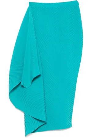 Issey Miyake Falda con pliegues