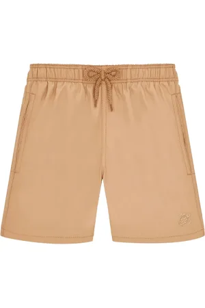 Vilebrequin Shorts de playa con parche del logo